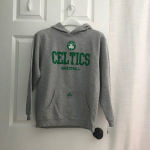 Youth Size XL Celtics Adidas hooded Sweatshirt